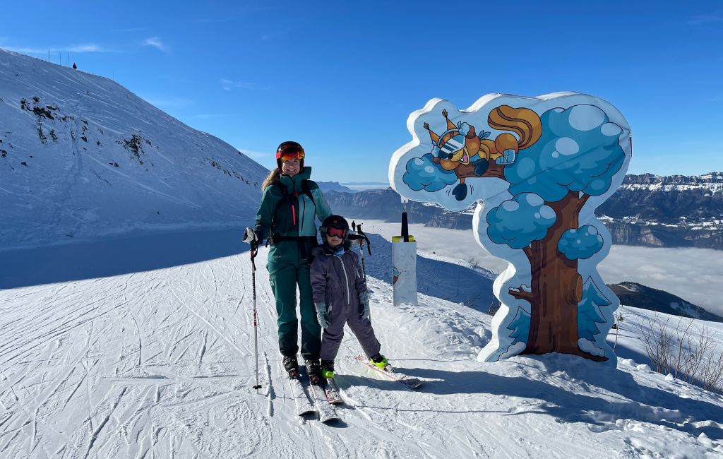 Skiing France with Kids
