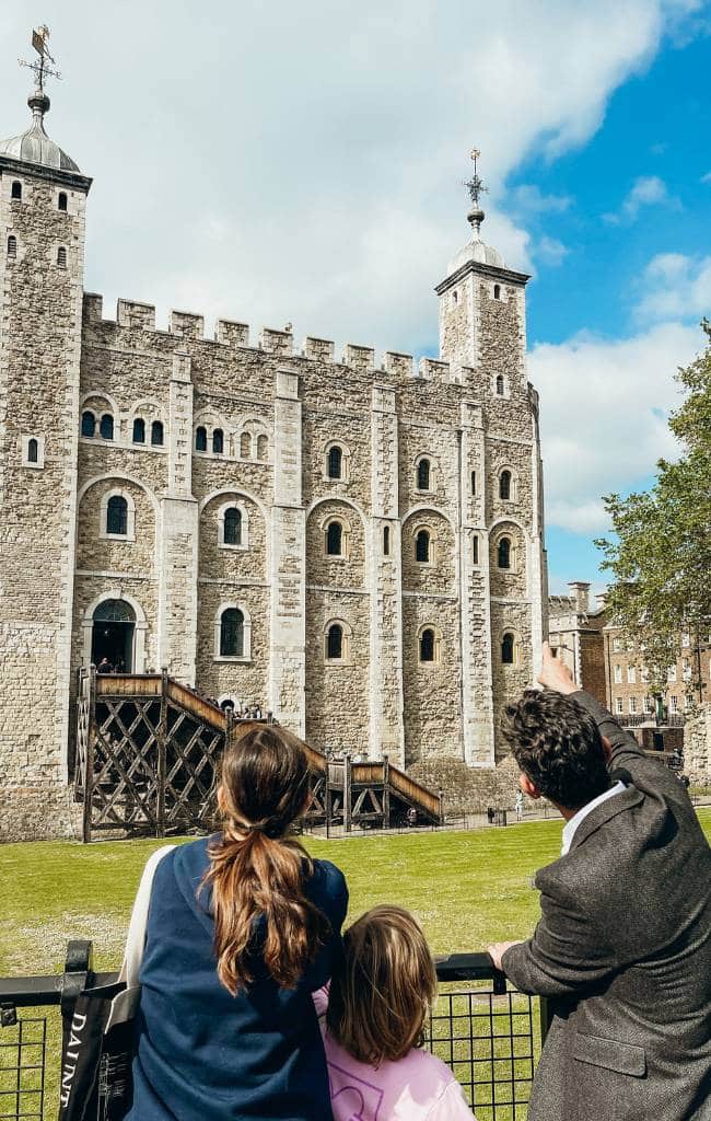 Tower of London with kids