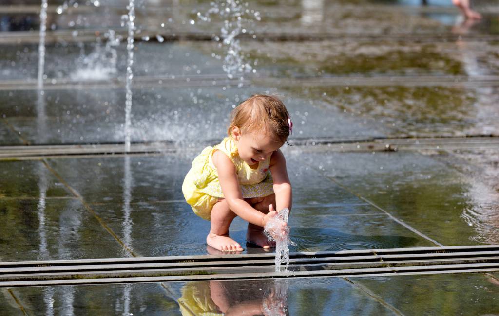 Splash parks in London