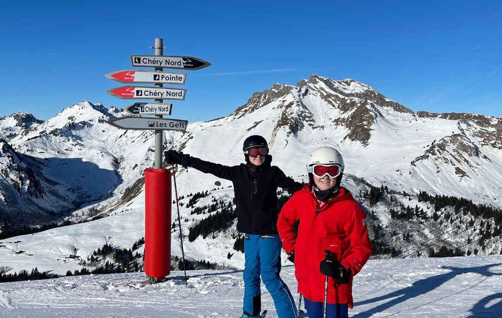 Skiing France with Kids