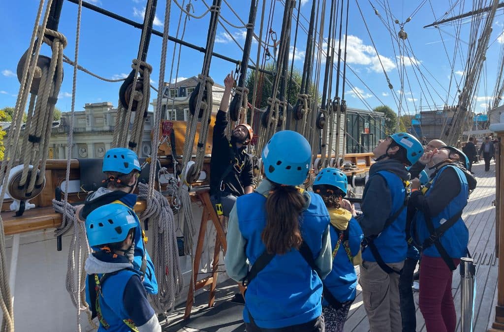 Cutty Sark Rig Climb London