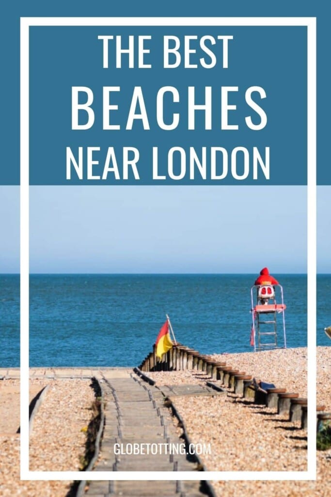 beaches near London by train