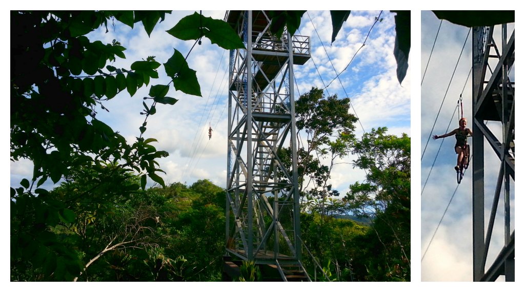 bike zip over Chocolate Hills