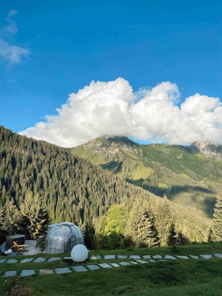 bubble hotel Morzine